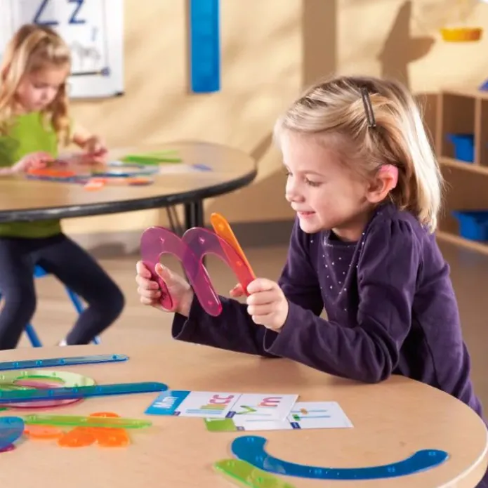 Set para construir letras con piezas translúcidas - Learning Resources