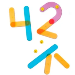 Set para construir números con piezas translúcidas - Learning Resources