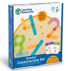 Set para construir números con piezas translúcidas - Learning Resources
