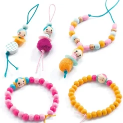Set para pulseras perlas y figuritas - Djeco