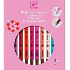 Set 10 rotuladores doble punta colores fashion - Djeco