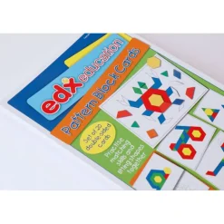 Set 20 tarjetas para patrones con bloques geométricos - EDX Education