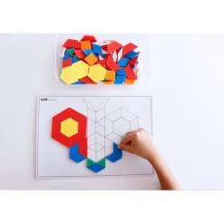 Set 20 tarjetas para patrones con bloques geométricos - EDX Education