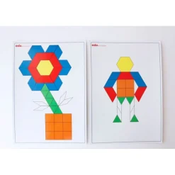 Set 20 tarjetas para patrones con bloques geométricos - EDX Education