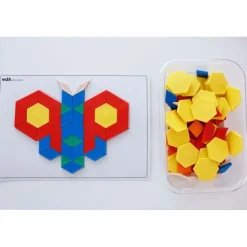 Set 20 tarjetas para patrones con bloques geométricos - EDX Education