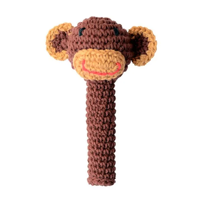 Sonajero de crochet Mono - aPunt Barcelona