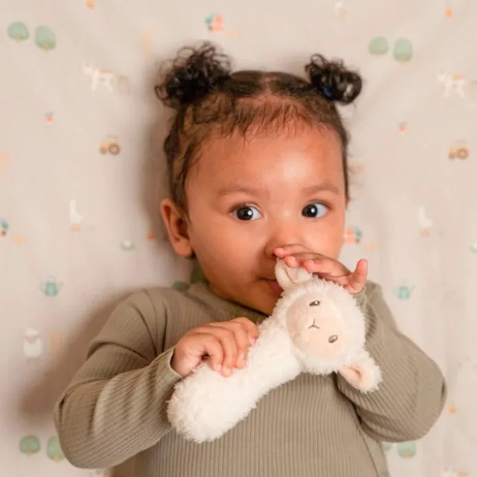 Sonajero de peluche Oveja - Little Dutch