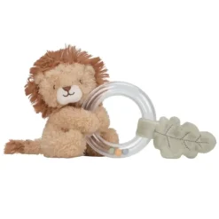 Sonajero león de peluche con anillo Safari Friends - Little Dutch