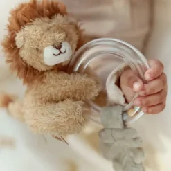 Sonajero león de peluche con anillo Safari Friends - Little Dutch