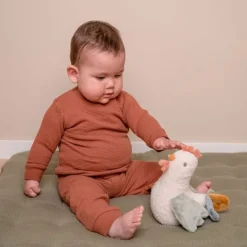 Sonajero tentetieso balanceante de peluche Gallina - Little Dutch