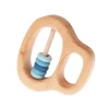 Sonajero y mordedor de madera con aros azules - Grimm's
