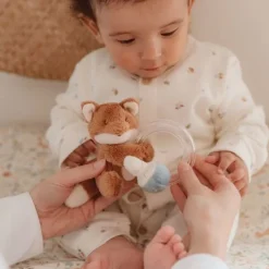 Sonajero zorrito de peluche con anillo Amigos del Bosque - Little Dutch