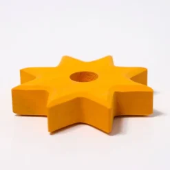 Soporte de madera estrella para figuras y velas - Grimm's
