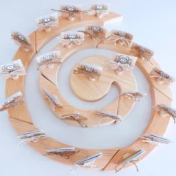 Soportes de madera para calendario anual circular (10) - Grimm's