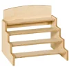 Stand de madera para cilindros con botón - Montessori
