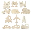 Stencils de madera para arena animales y vehículos (12) - JonEly