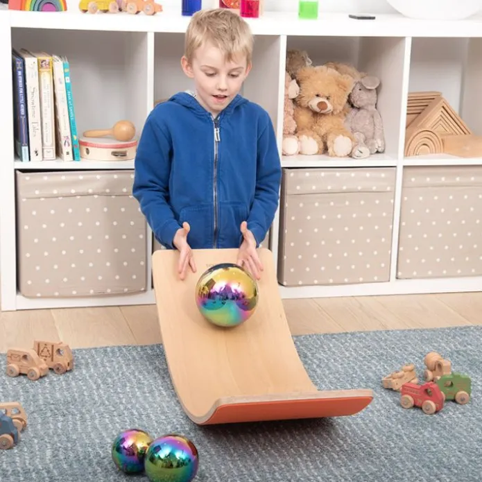 Tabla curva de equilibrio de madera de haya con fieltro - TickiT