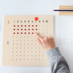 Tabla de la multiplicación de madera - Montessori