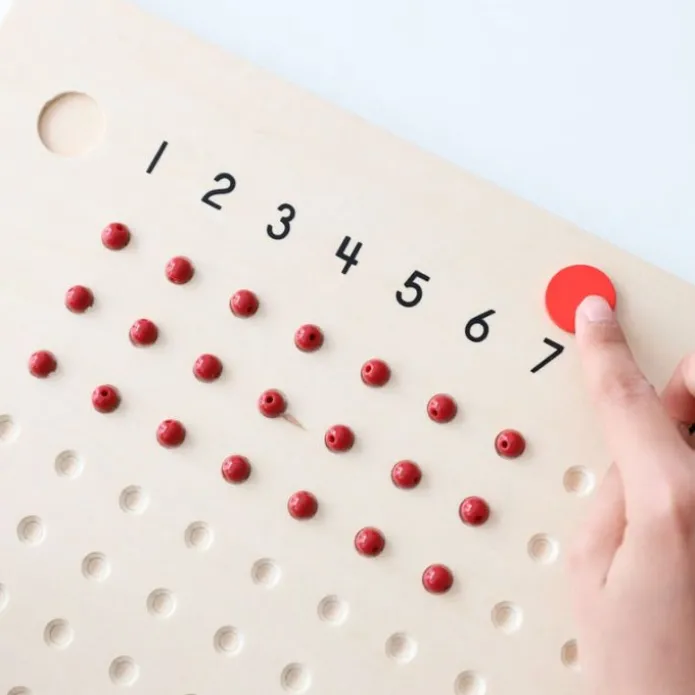 Tabla de la multiplicación de madera - Montessori