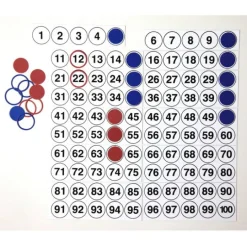 Tabla del 100 magnética con fichas - Wissner