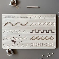 Tabla de madera para grafomotricidad 10 trazos - Ösbru