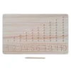 Tabla de madera para seguimiento numeral - Ösbru