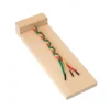 Tabla de madera para trenzar - Montessori
