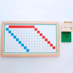 Tablas de dedos y control de restas enmarcadas - Montessori