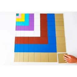 Tablas de madera Pitágoras para tablas de multiplicar - Montessori