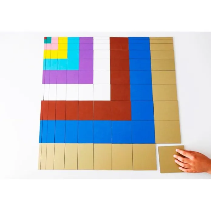 Tablas de madera Pitágoras para tablas de multiplicar - Montessori