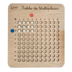 Tablas de multiplicar de madera Montessori (2) - R-cre@