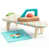 Tabla y plancha de madera de sobremesa con ropa - Djeco