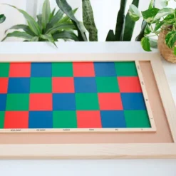 Tablero de ajedrez para multiplicar - Montessori