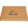 Tablero de corcho para formas geométricas - Montessori