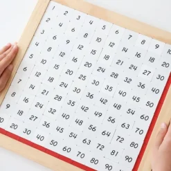 Tablero de madera Pitágoras - Montessori