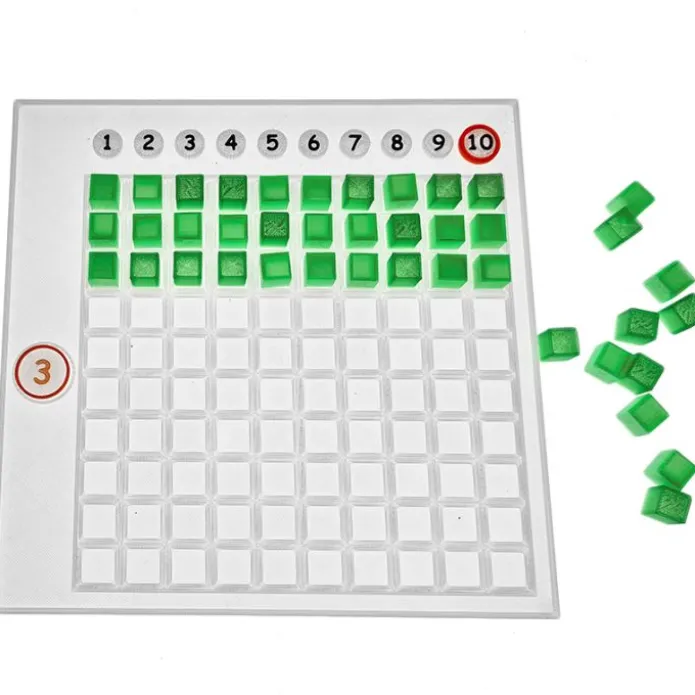 Tablero de multiplicar Montessori translúcido - Sumando Momentos