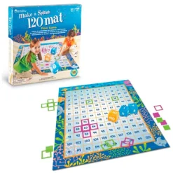 Tablero gigante valor posicional Make a Splash 120 Mat - Learning Resources
