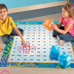 Tablero gigante valor posicional Make a Splash 120 Mat - Learning Resources