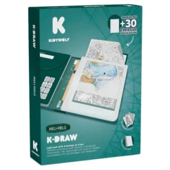 Tableta o pizarra de dibujo con luz Kidydraw Pad Meli Melo - Kidywolf