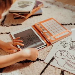 Tableta o pizarra de dibujo y escritura portátil Kidydraw Mini Piratas - Kidywolf