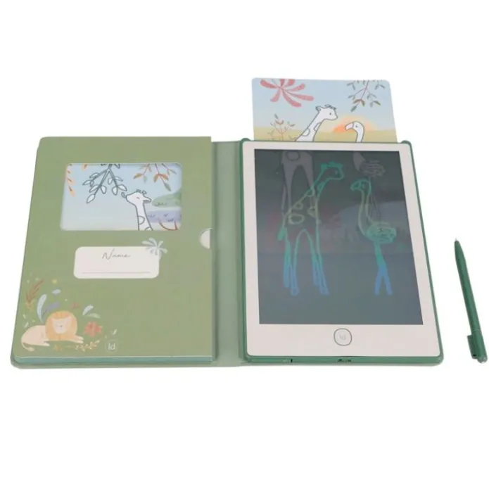 Tableta o pizarra de dibujo y escritura portátil Safari Friends - Little Dutch
