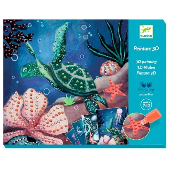 Taller de pintura 3D Mundo submarino - Djeco
