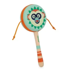 Tambor de mano de madera Gioia Monkey - Janod