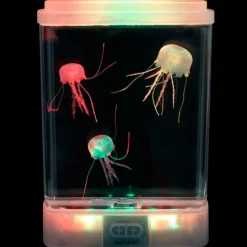 Tanque de medusas fluorescentes con luces 27 x 18,5 cm - Playlearn