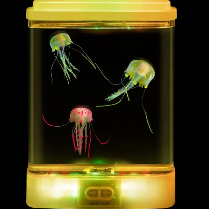 Tanque de medusas fluorescentes con luces 27 x 18,5 cm - Playlearn