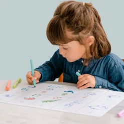 Tapete de silicona reutilizable para colorear números Learn & Play - Super Petit