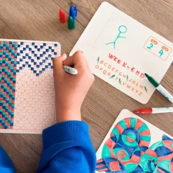 Tapetes de silicona reutilizables con 6 juegos de viaje - Super Petit