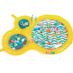 Tapete sensorial de agua inflable animales marinos - Ludi