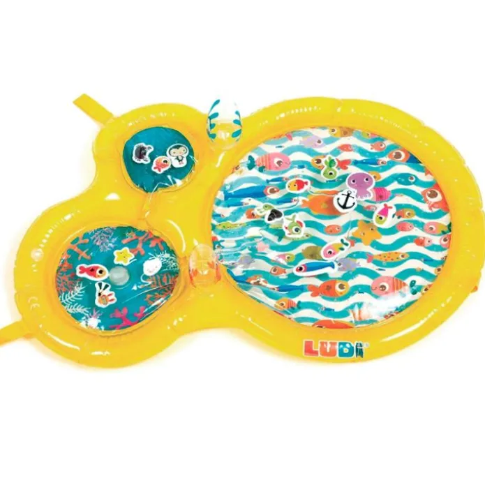 Tapete sensorial de agua inflable animales marinos - Ludi