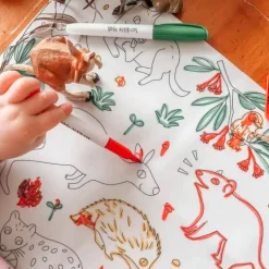 Tapete silicona reutilizable para colorear Animales Australia - Scribble Mat